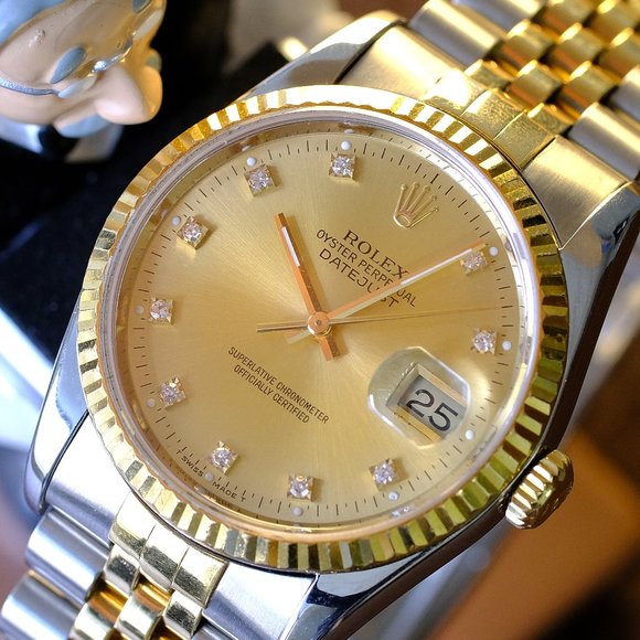 Rolex Datejust 16233 Factory Dial 36mm Watch-Quick - Picture 2 of 7